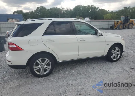 2012 Mercedes-Benz Ml 350 4Matic из США, поврежденный, VIN 4JGDA5HB1CA027655